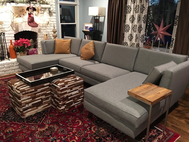 Roller U-Chaise Sectional - Photo by Trisha Larsen