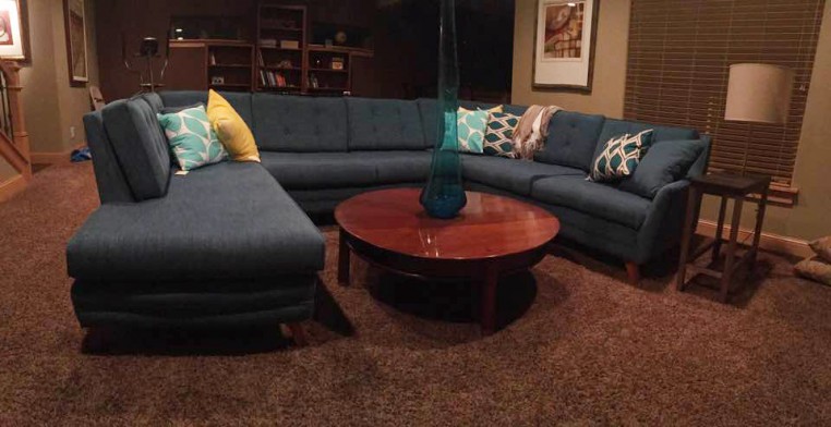 Eastwood U-Sofa Bumper Sectional - Photo by Christine Boge-hubbard