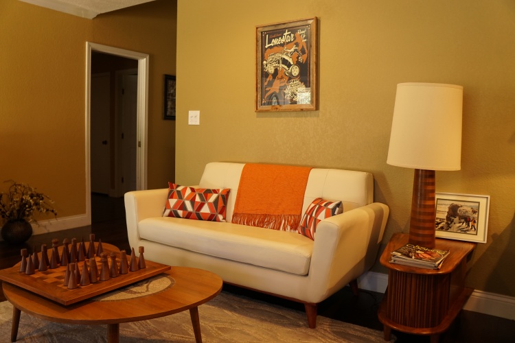 Hughes Leather Apartment Sofa - Photo by Carole Callaghan